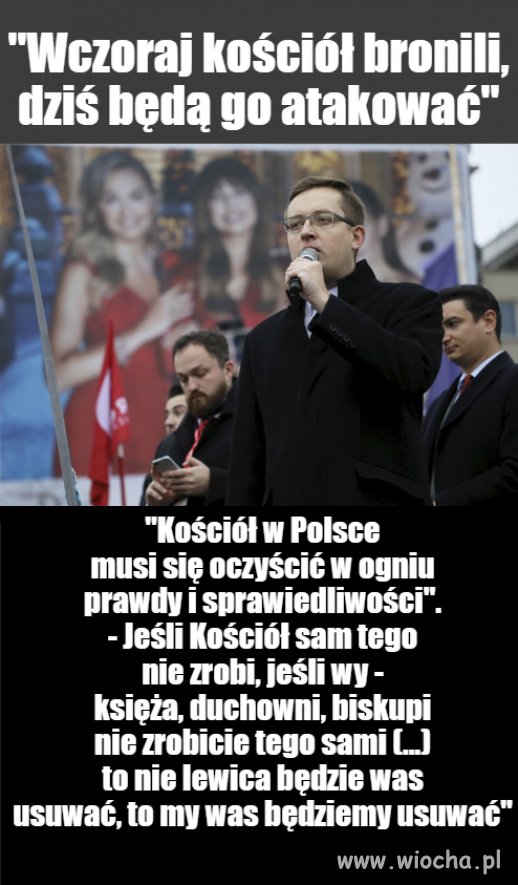 Wczoraj bronili kościół, dziś chcą atakować