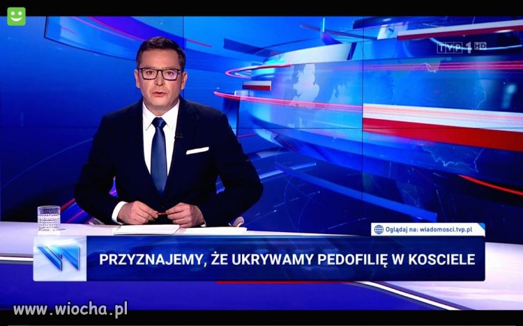 Milczeniem TVP potwierdza, że ukrywa pedofilię w 