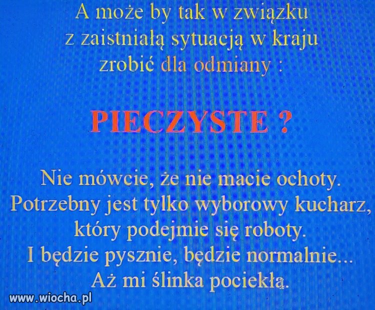 A może by tak coś o kulinariach 