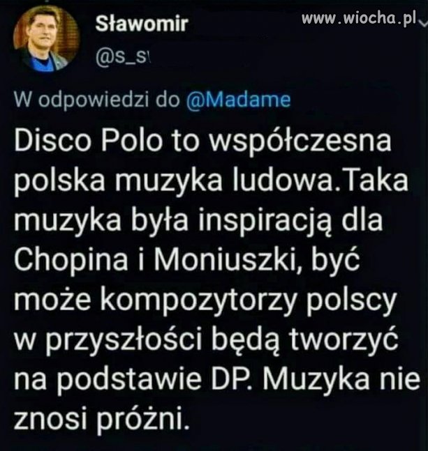 Disco polo inspirowało Chopina.