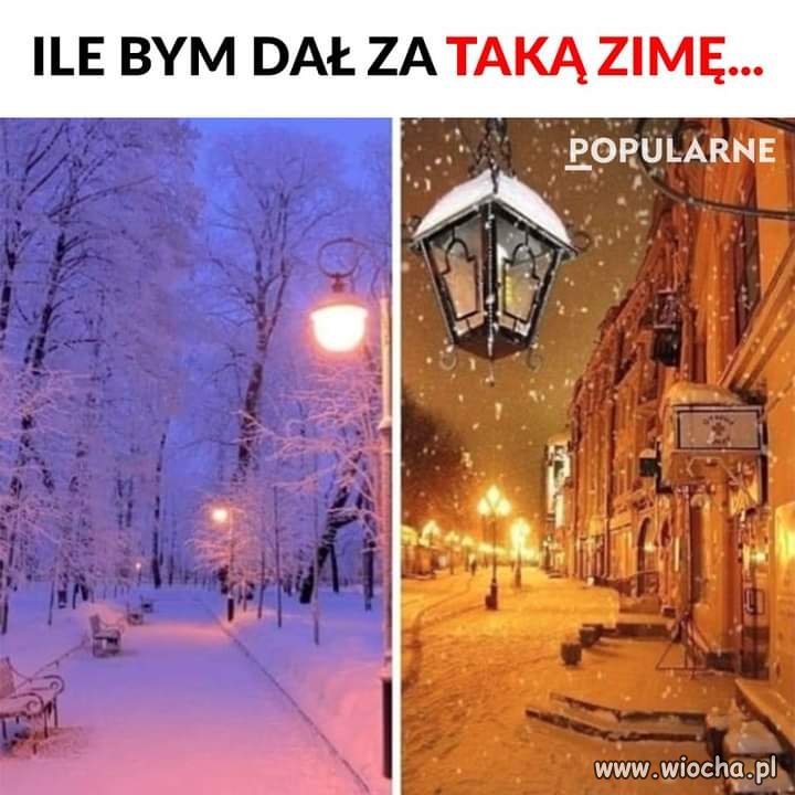 Uwielbiam te kilka dni, kiedy zamiast błota 