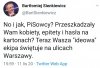 Świętowanie na ulicach Warszawy...