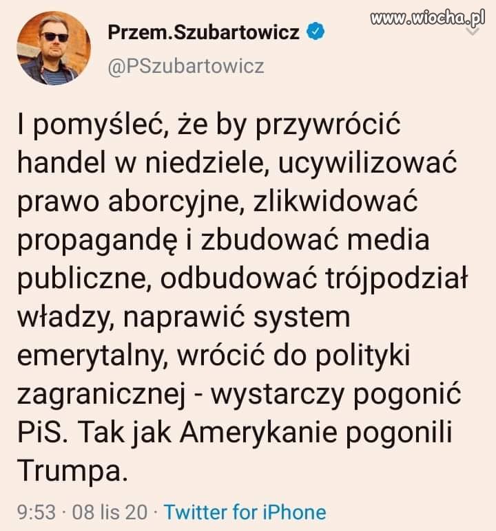 Wystarczy pogonić PiS