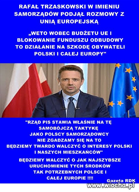 RAFAŁ TRZASKOWSKI W IMIENIU SAMORZĄDÓW