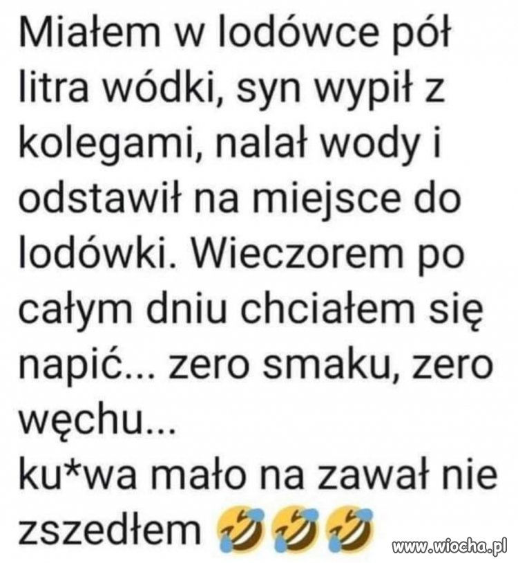 Strach się bać otwierać flaszkę