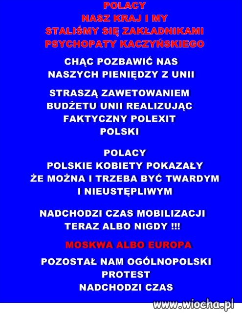 POLACY NASZ KRAJ I MY STALIŚMY SIĘ ZAKŁADNIKAMI 