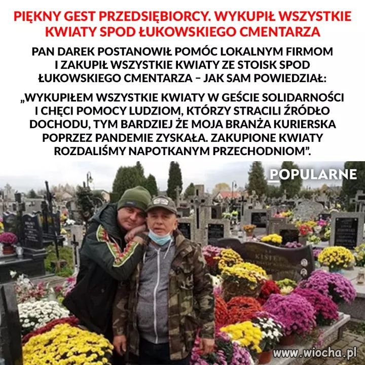 Fajni ludzie z wielkim sercem.