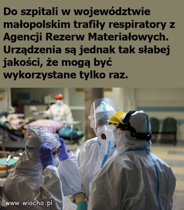 Do szpitali w województwie małopolskim...