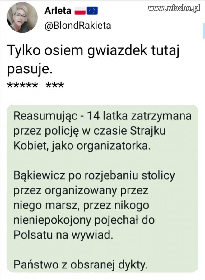 Osiem gwiazdek. 