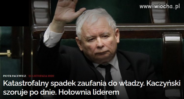PiS poleciało na łeb na szyję.