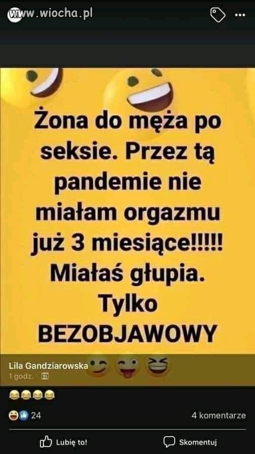 Dzisiaj może być dużo rzeczy bezobjawowych.