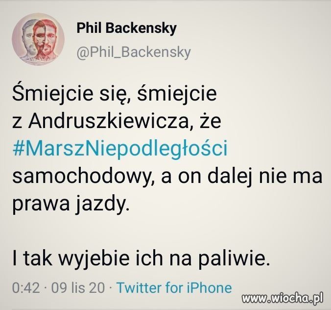Zawsze umiał kombinować 