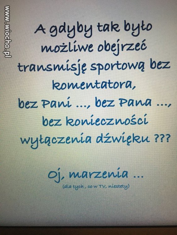 Komentatorzy sportowi