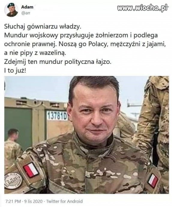 Zniewaga dla Wojska Polskiego 