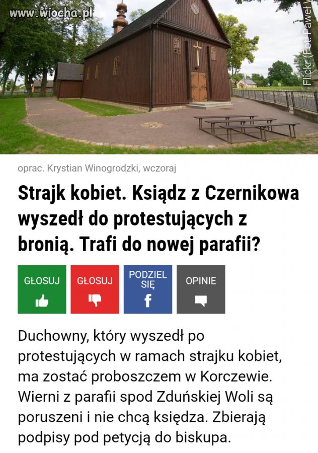 Groził bronią