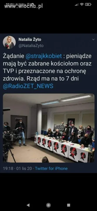 Żądania  kobiet