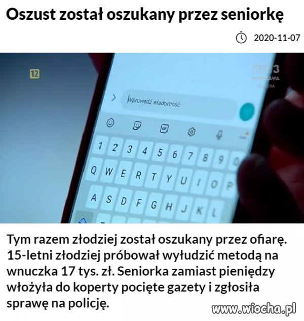 Na babcię   