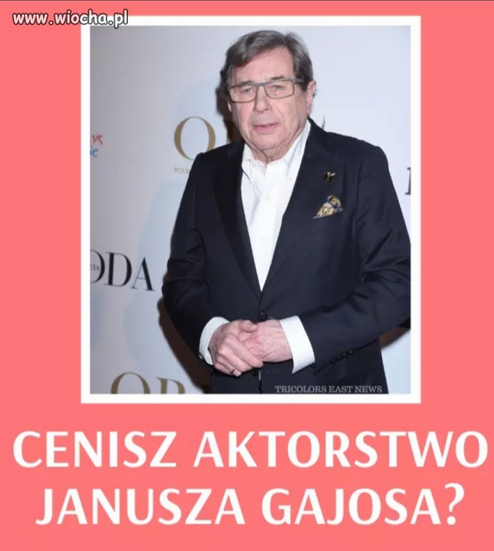 Świetny aktor i bardzo ciekawy człowiek.