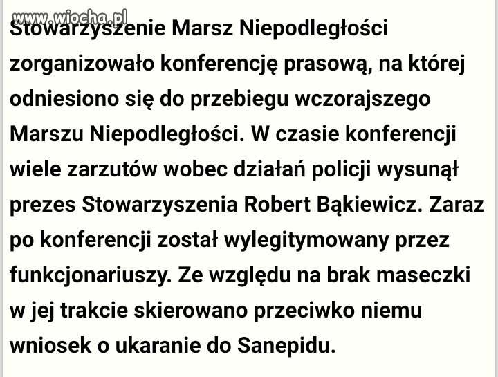 Czekam jeszcze na ukaranie godek