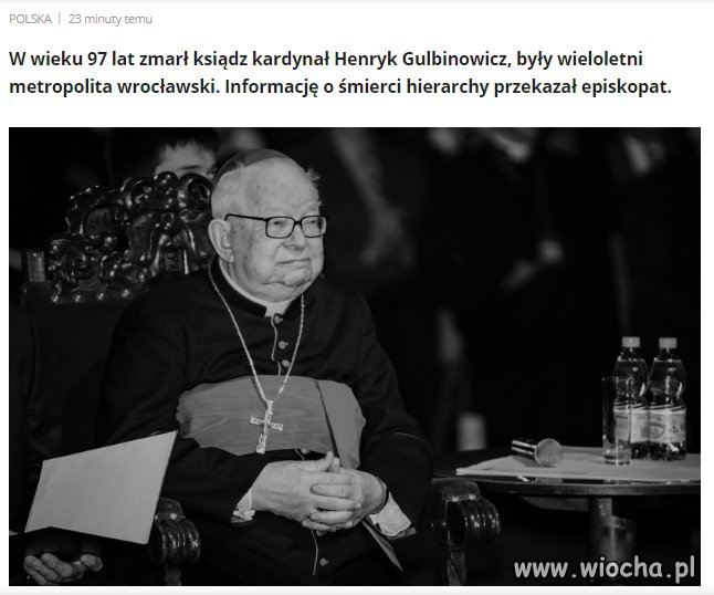 Powinien jeszcze kilkanaście lat żyć w chorobie  