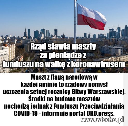 Patriotyzmu nie kupicie za żadne pieniądze.