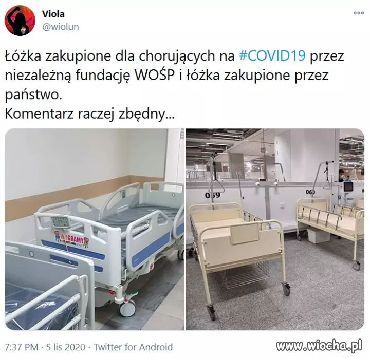 Cały sprzęt zakupiony przez WOŚP jest 