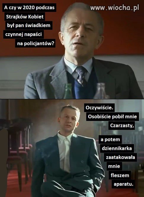 Był pan atakowany...
