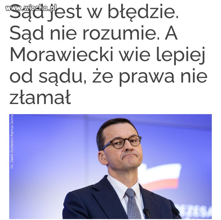 Ani Sasin ani pinokio nic nie zlecali