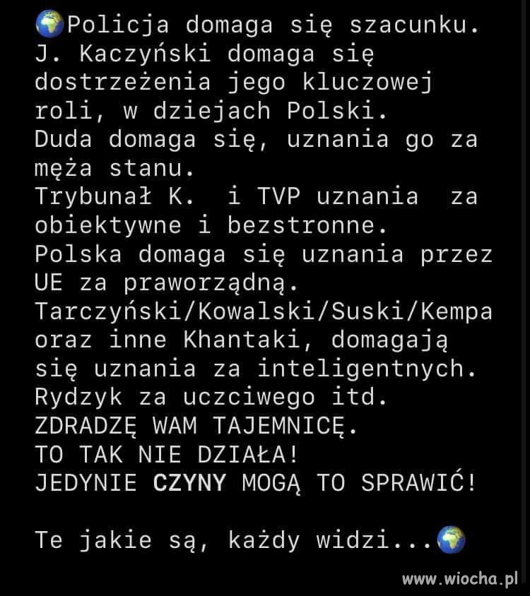 Jedynie czyny mogą to sprawić 