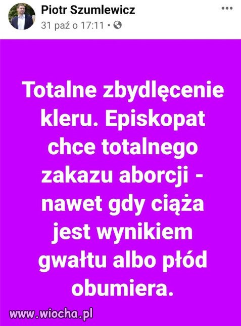 Kościół wypowiedział wojnę wiernym.