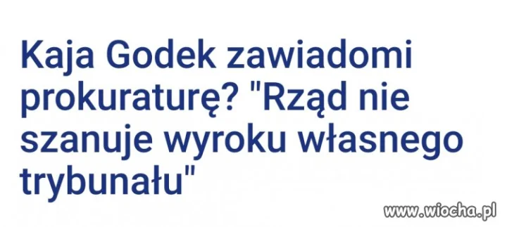 Rząd ma własny trybunał?