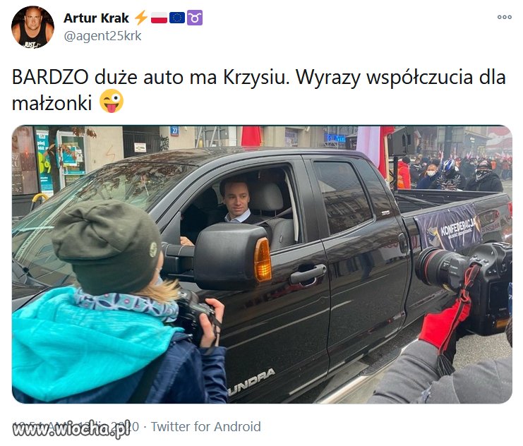 Mały Krzyś z dużym mniemaniem  a małym... 