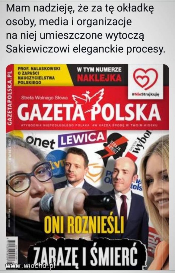 Sakiewicz też dostanie ochronę  SOP?