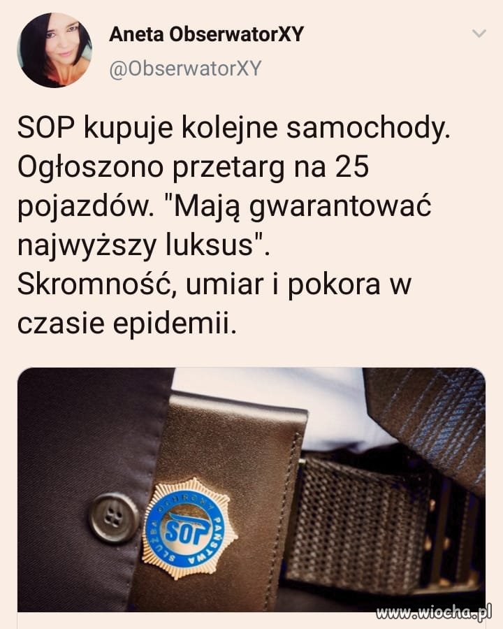 Zamiast karetek pogotowia i respiratorów luksusowe