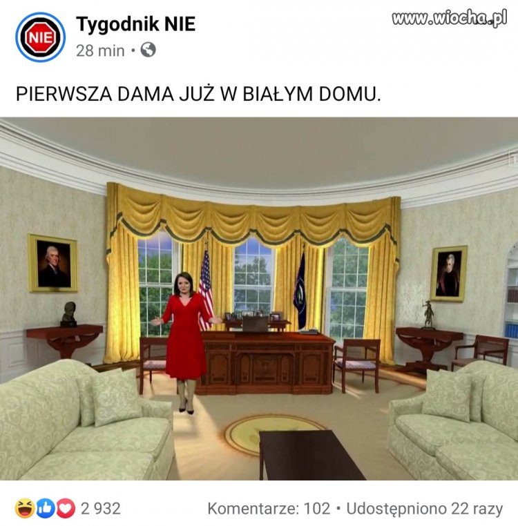 Pierwsza dama już w Białym Domu