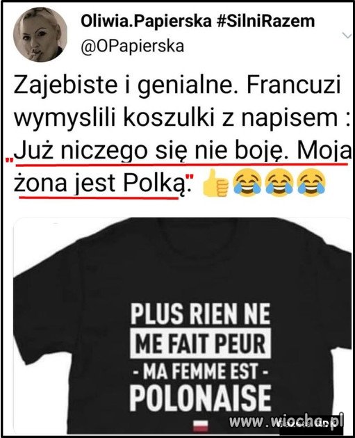 Gdzie diabeł nie pomoże...tam kobietę Polkę pośle.