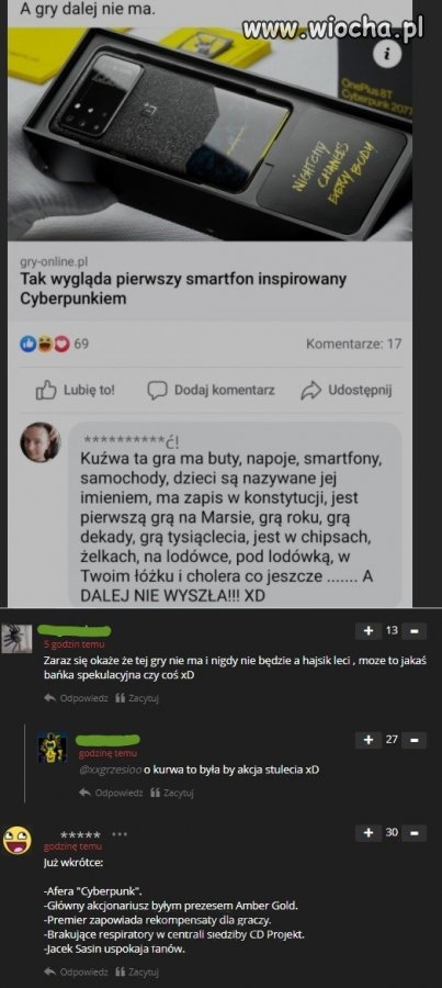 A gry dalej nie ma