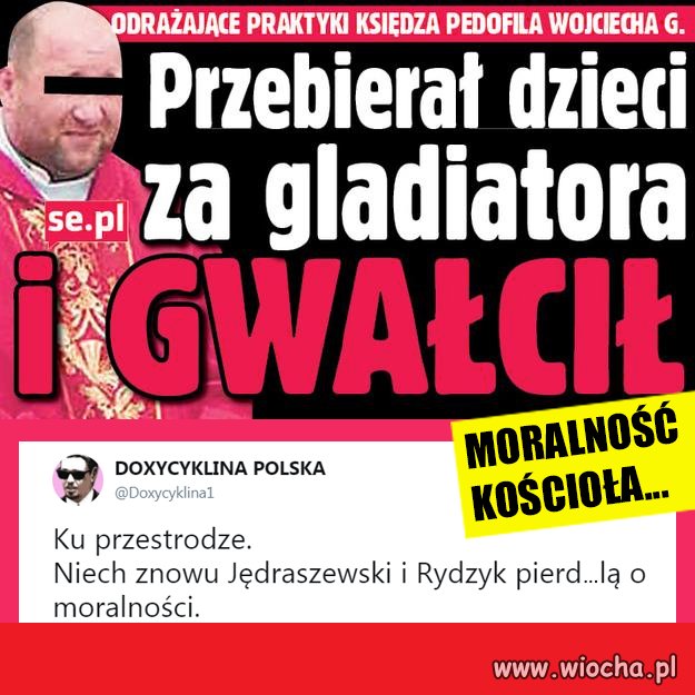 To do obrony takiego kościoła wzywa Kaczyński ...