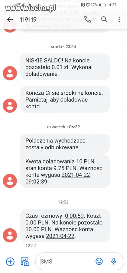 Wyższa matematyka plusa