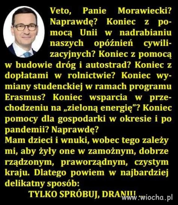 Oni tyle nagrabili że im nie są potrzebne środki unijne,