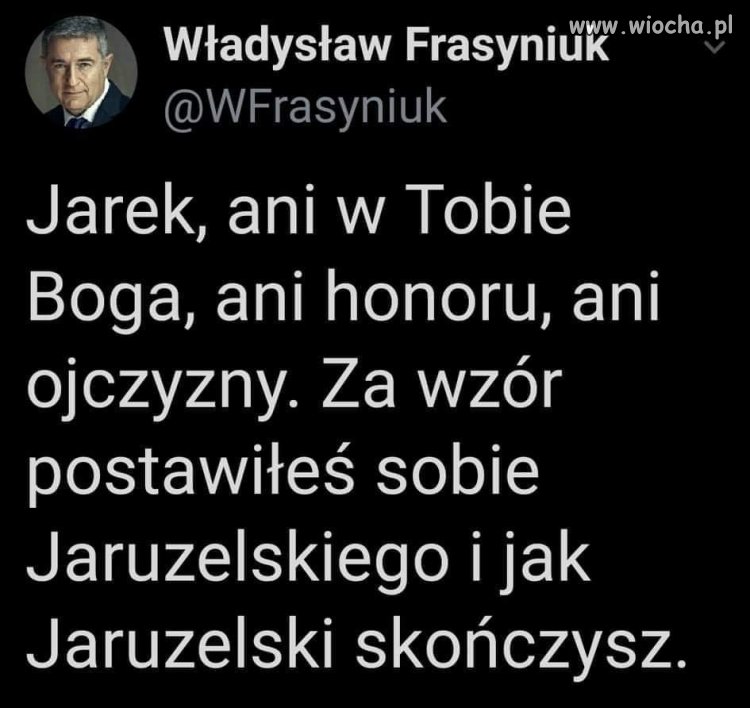 Generałem raczej nie zostanie