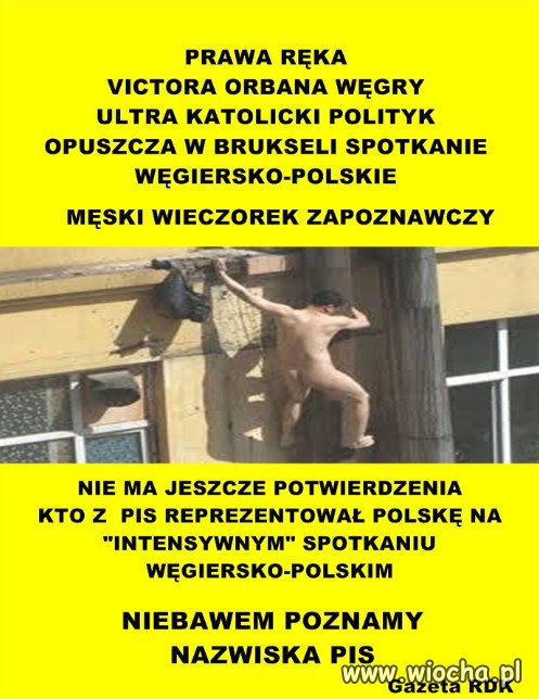 PRAWA RĘKA VICTORA ORBANA WĘGRY