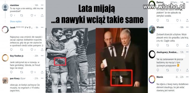 Lata mijają... a nawyki wciąż te same...   