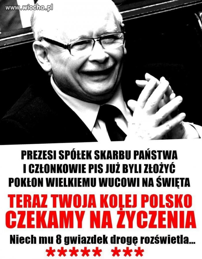 Ja też składam życzenia wielkiemu wucowi 