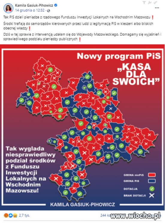 Nowy program PiS: Kasa dla swoich?
