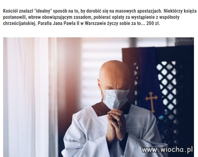 Chcesz się uwolnić od sekty? Płać