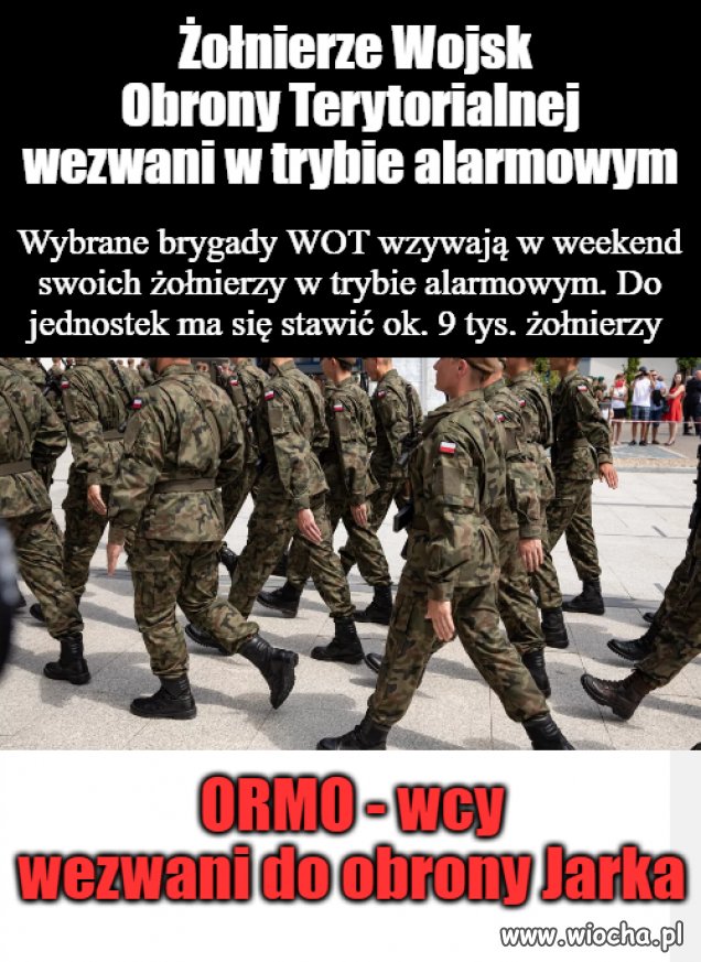 Będą eskortować Jarka z oblężonej Warszawy 