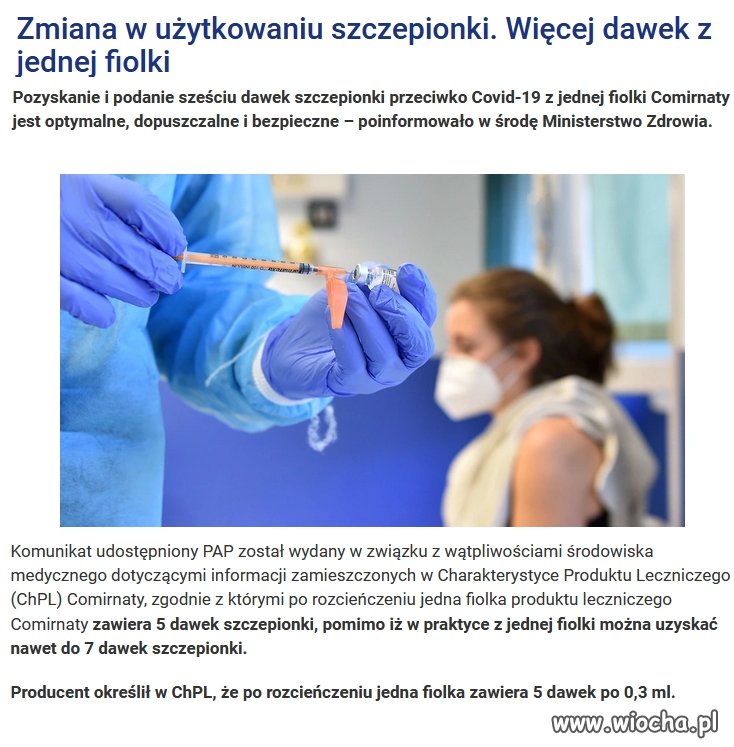 Rząd będzie chrzcił szczepionkę, święconą wodą