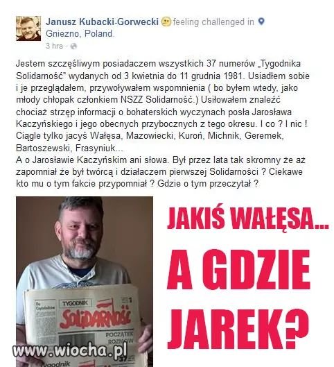 Ani słowa o Prezesie?