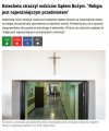 Wiadomość o katechety. Groził rodzicom Sądem Bożym